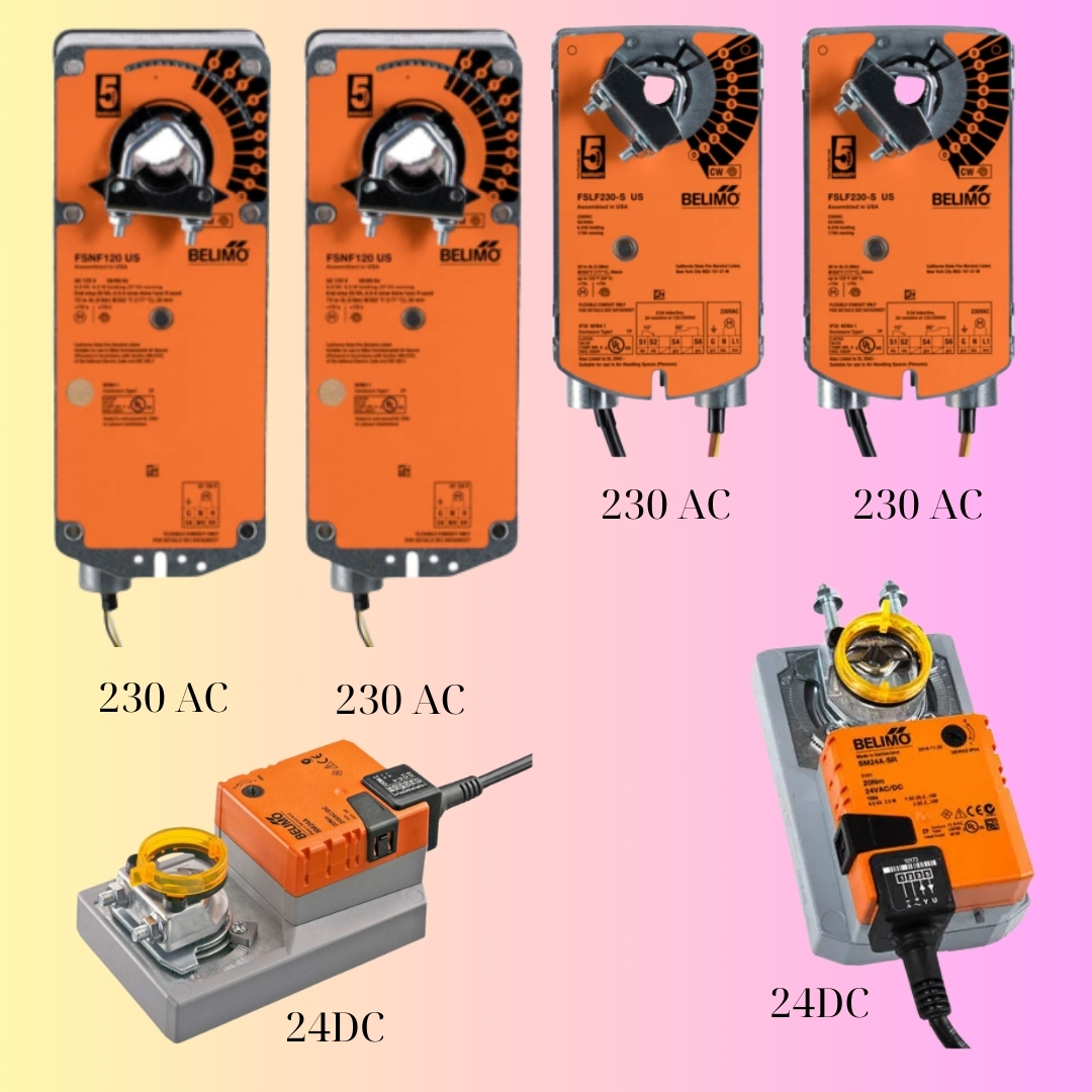 Động cơ Belimo dùng trong van chặn lửa MFD và van MD